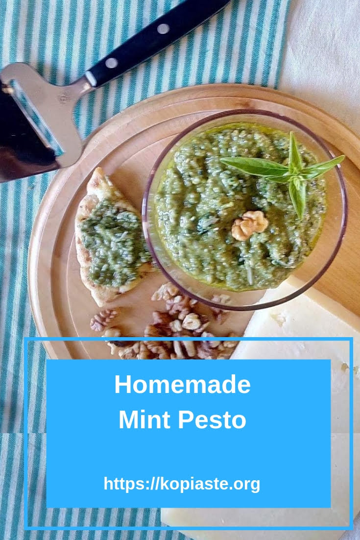 Homemade Mint Pesto image