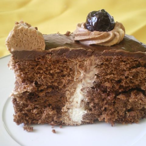 Bailey's flavoured chocolate cake image