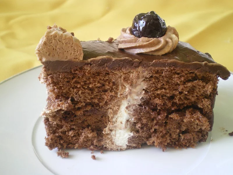 Bailey's flavoured chocolate cake image