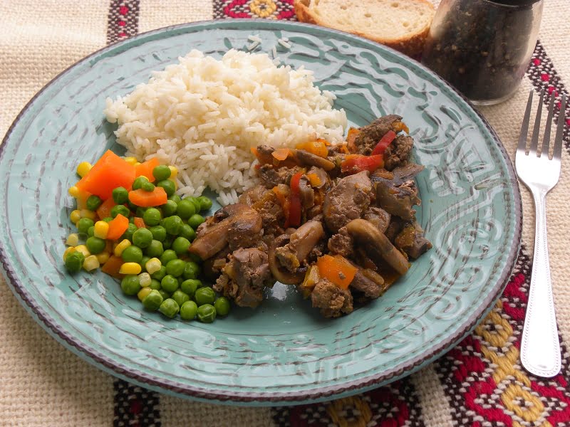 Braised Chicken Livers image