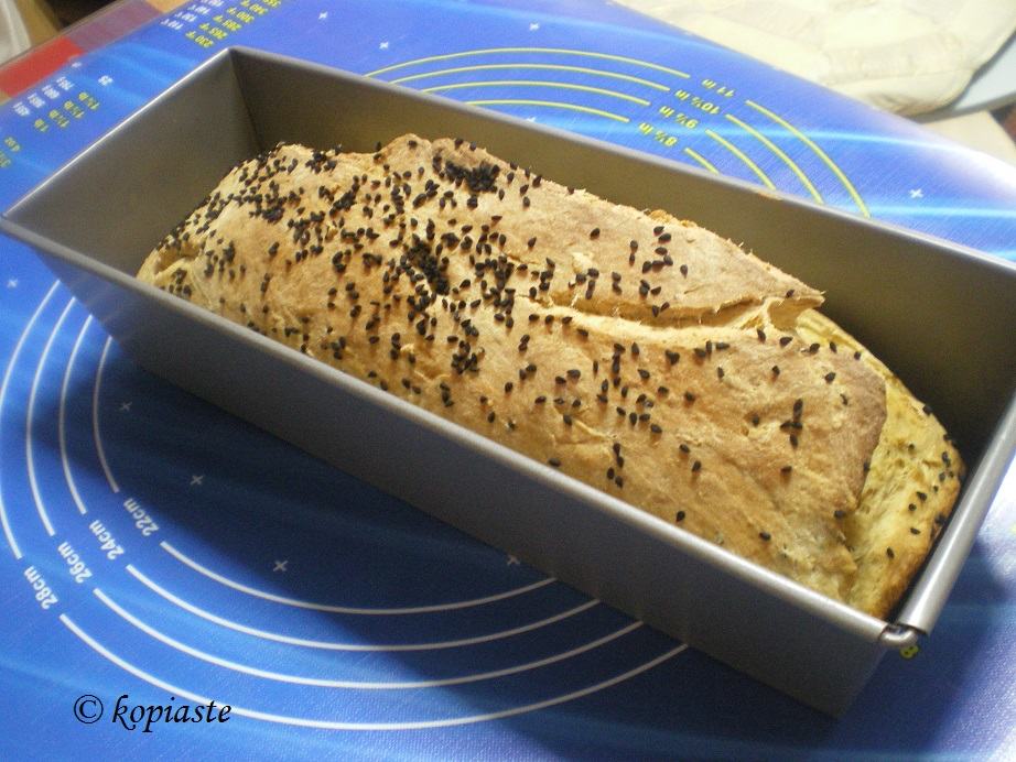 beer bread just baked image