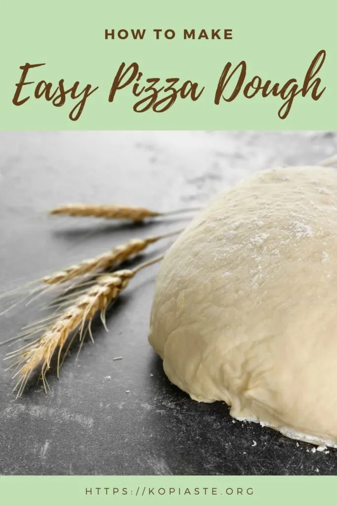 Collage Easy Pizza Dough image