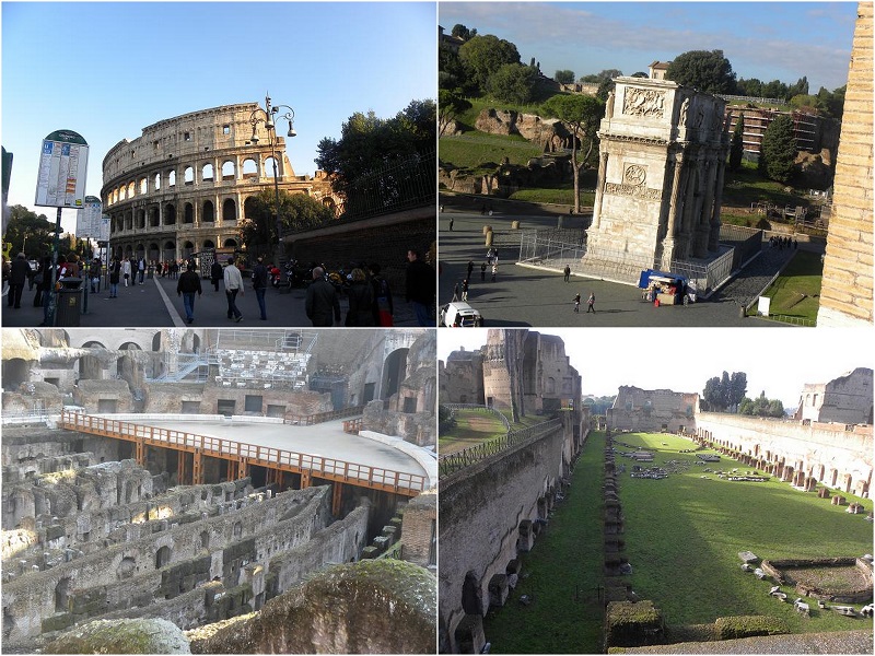 Collage Rome Colosseum image