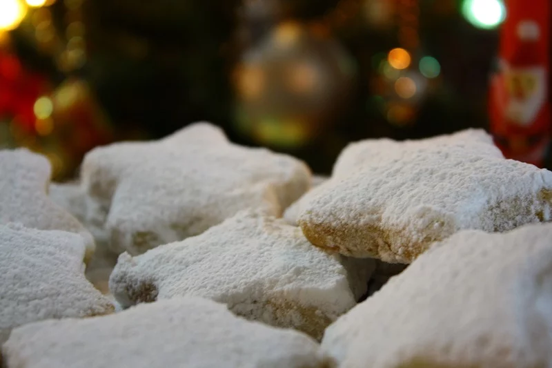 Kourabiedes closeup image