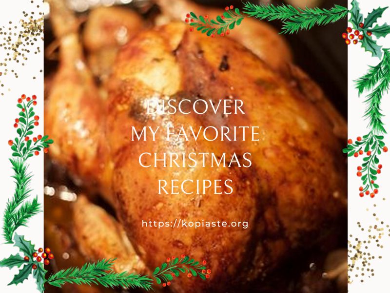 Roasted Turkey dinner with Christmas ornaments image