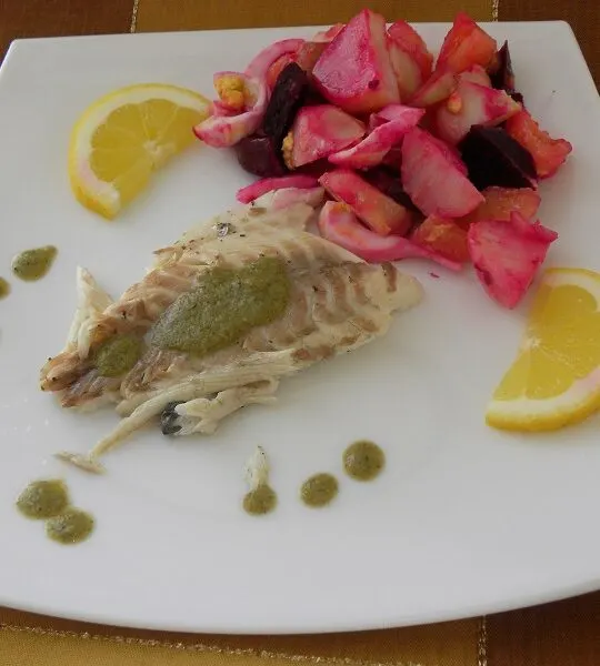 Pantzarosalata, My Mum’s Beetroot and Potato Salad and Tsipoura