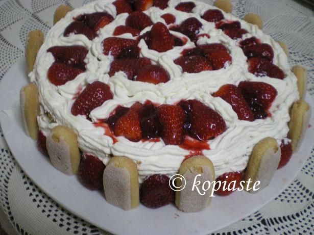 Torta Fragole or Strawberry Cake