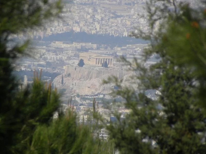 Athens view of the Acropolis 2