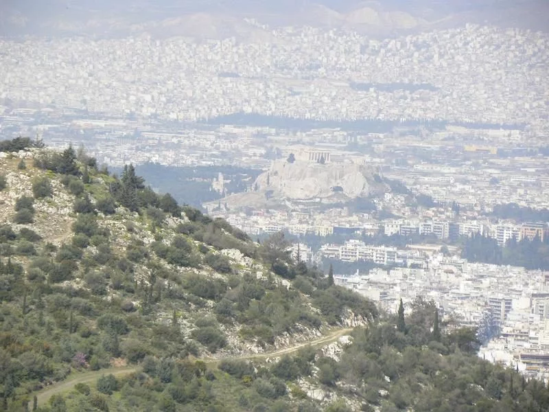 Athens view of the Acropolis 3