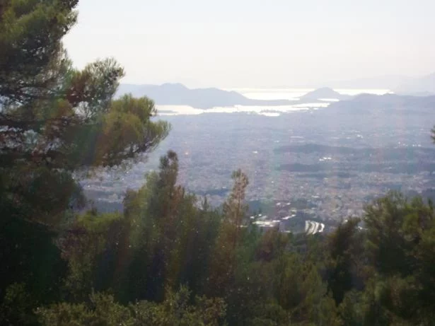 Athens view to Salamina