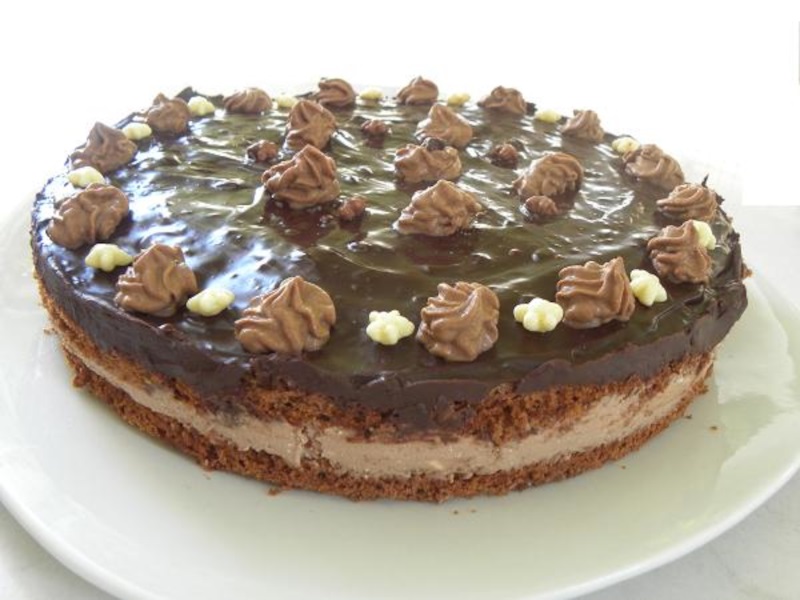 Chocolate mocha cake image