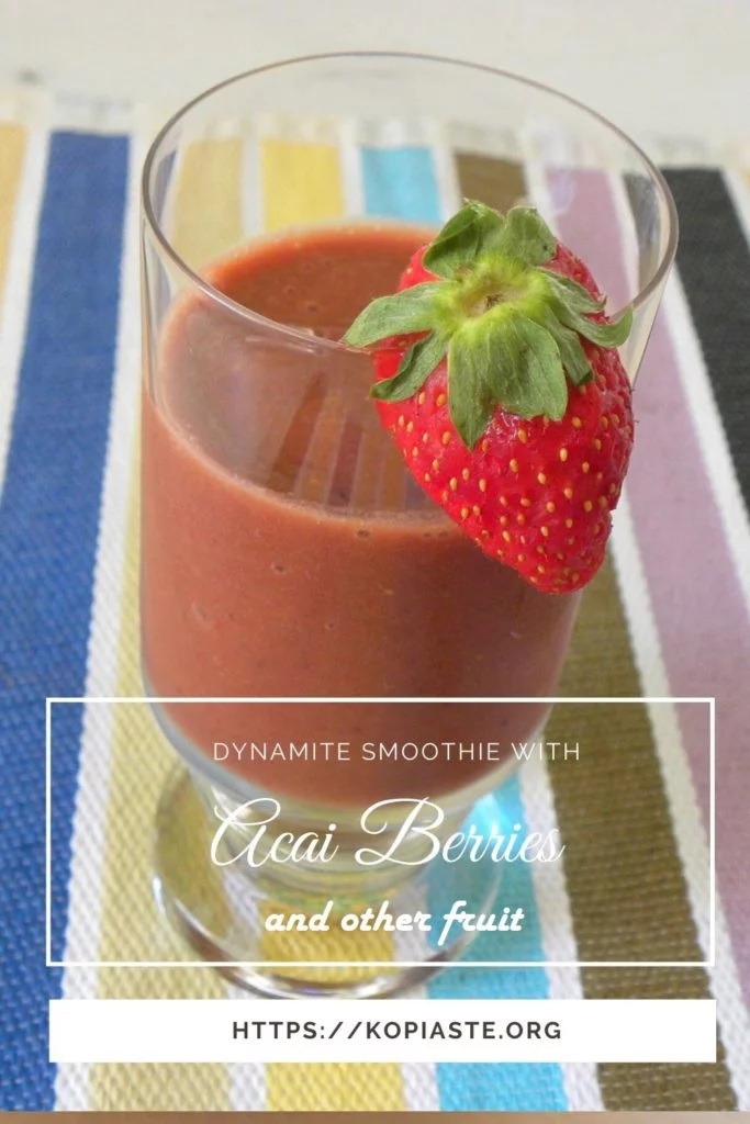 Collage dynamite smoothie with Acai Berries image