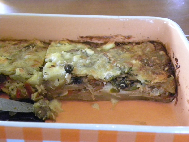 Layered vegetables image