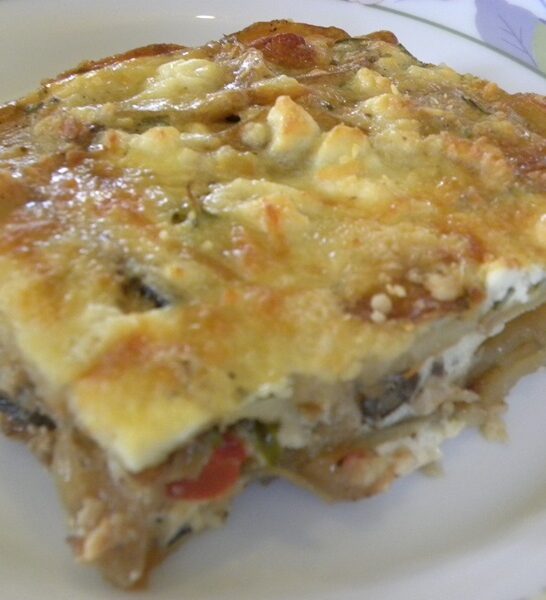 Mediterranean Vegetable Millefeuilles with Pesto