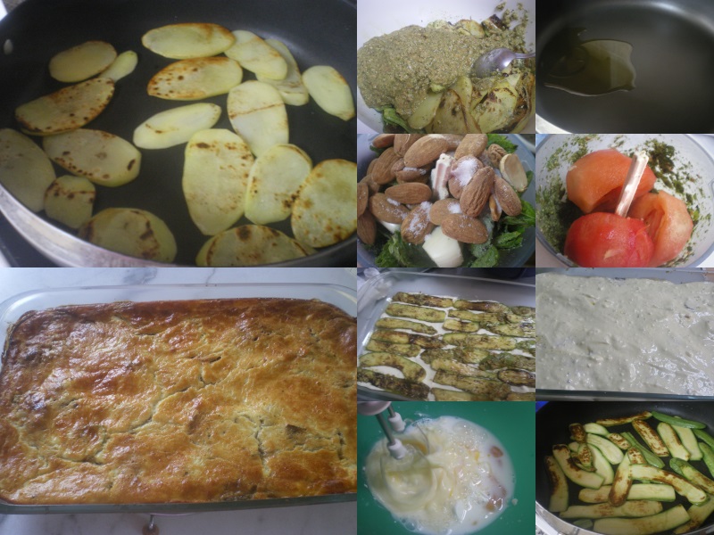 collage making the Vegetable Millefeuille image