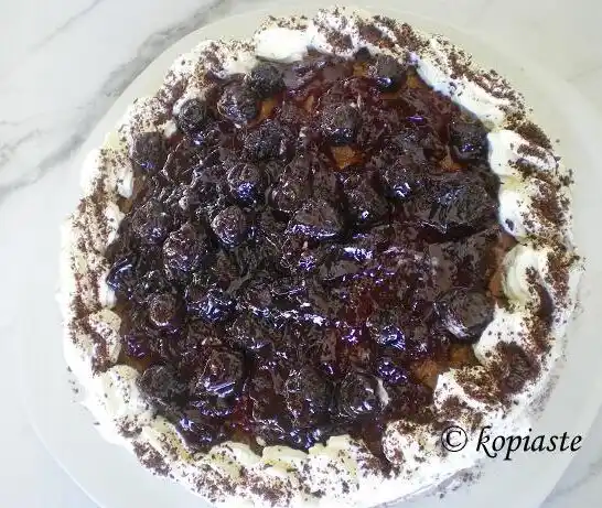 Black Forest with Caramelized Rum Cherries