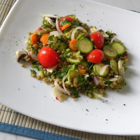 Healthy Lentil salad image