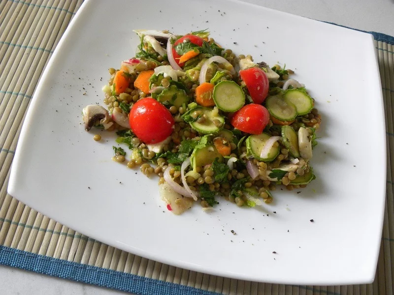 Healthy Lentil salad image