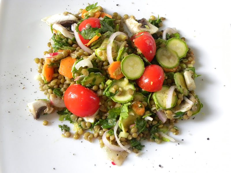 Healthy Greek Lentil Salad