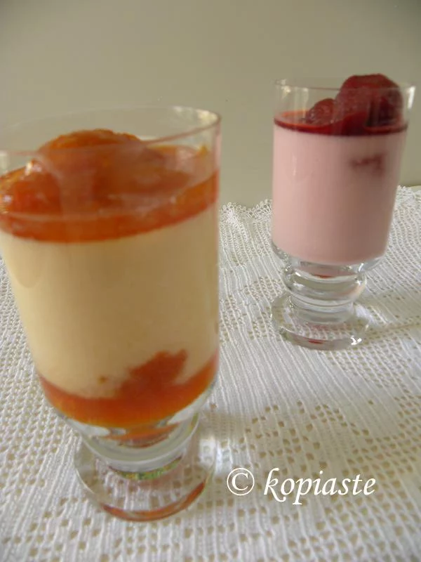 Strawberry and Apricot Panna Cotta 3
