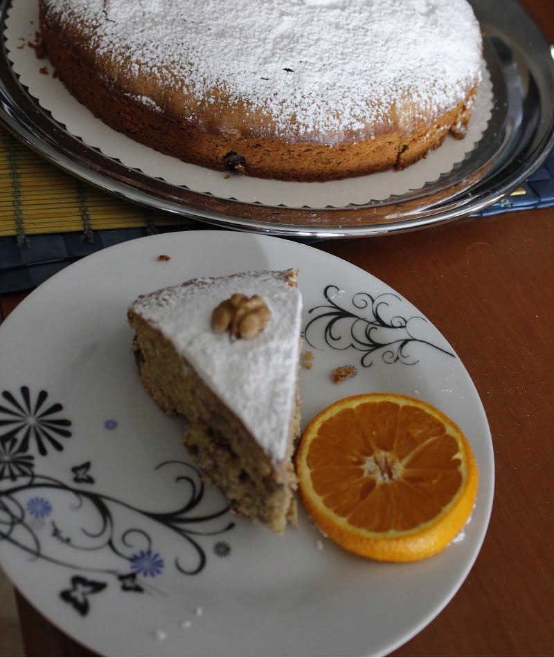 Fanouropita (Vegan Cake) and my take”with Tahini”