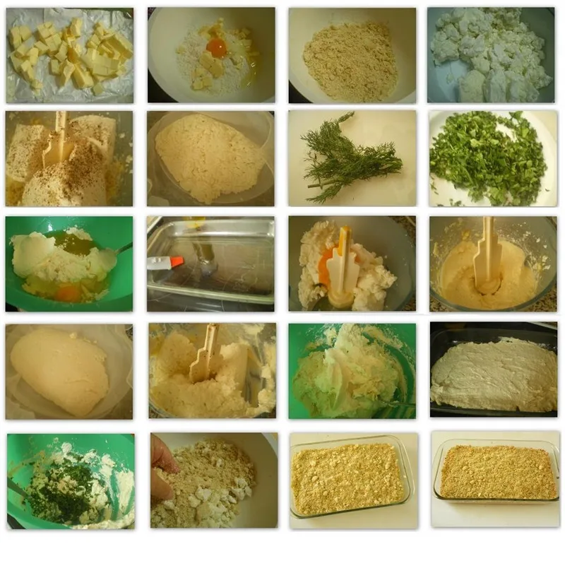 Collage Paneer feta tyropita Collage Paneer feta tyropita image