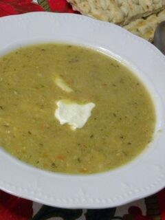 Turkey soup from turkey leftover 2021 image