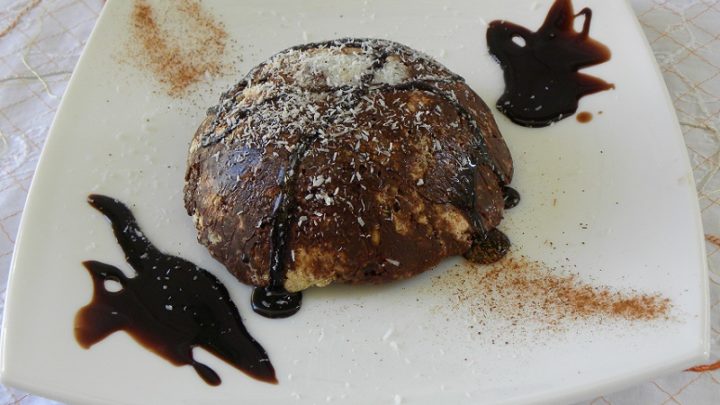 Halvas with chocolate picture