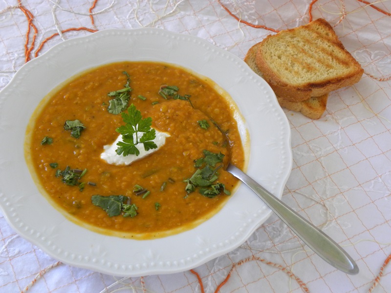 Red lentil Soup image