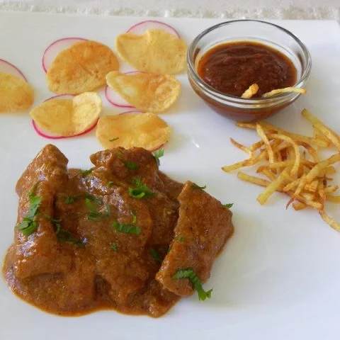 Veal stroganoff picture