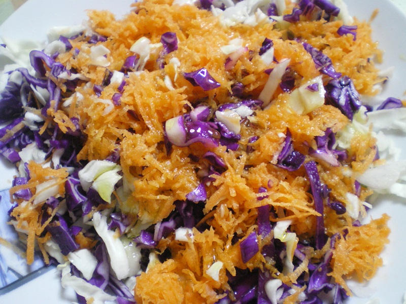 Purple Cabbage and Carrot Salad image