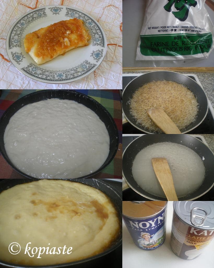 Collage Caramelized Rice Pudding image