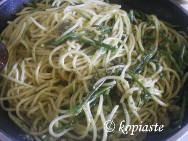 Spaghetti with Asparagus