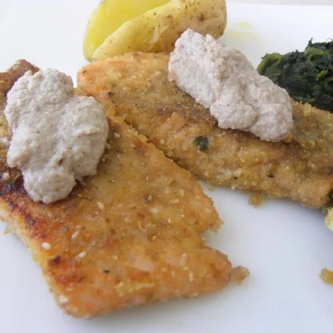Crusted salmon fillets image