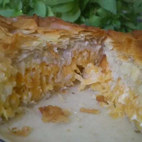 Pumpkin and Cheese pie image