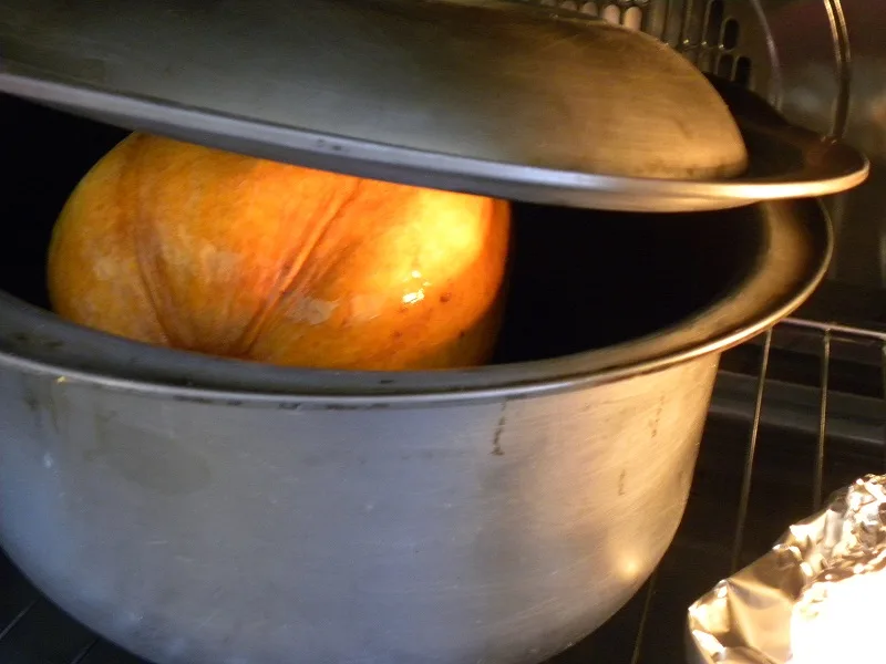 Roasting a butternut squash image