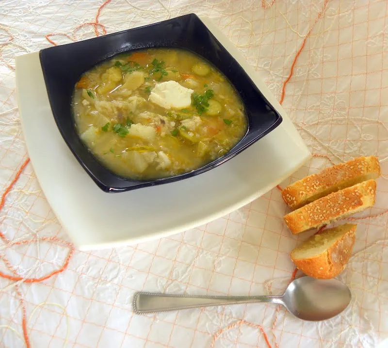 Artichoke Celeriac Soup picture