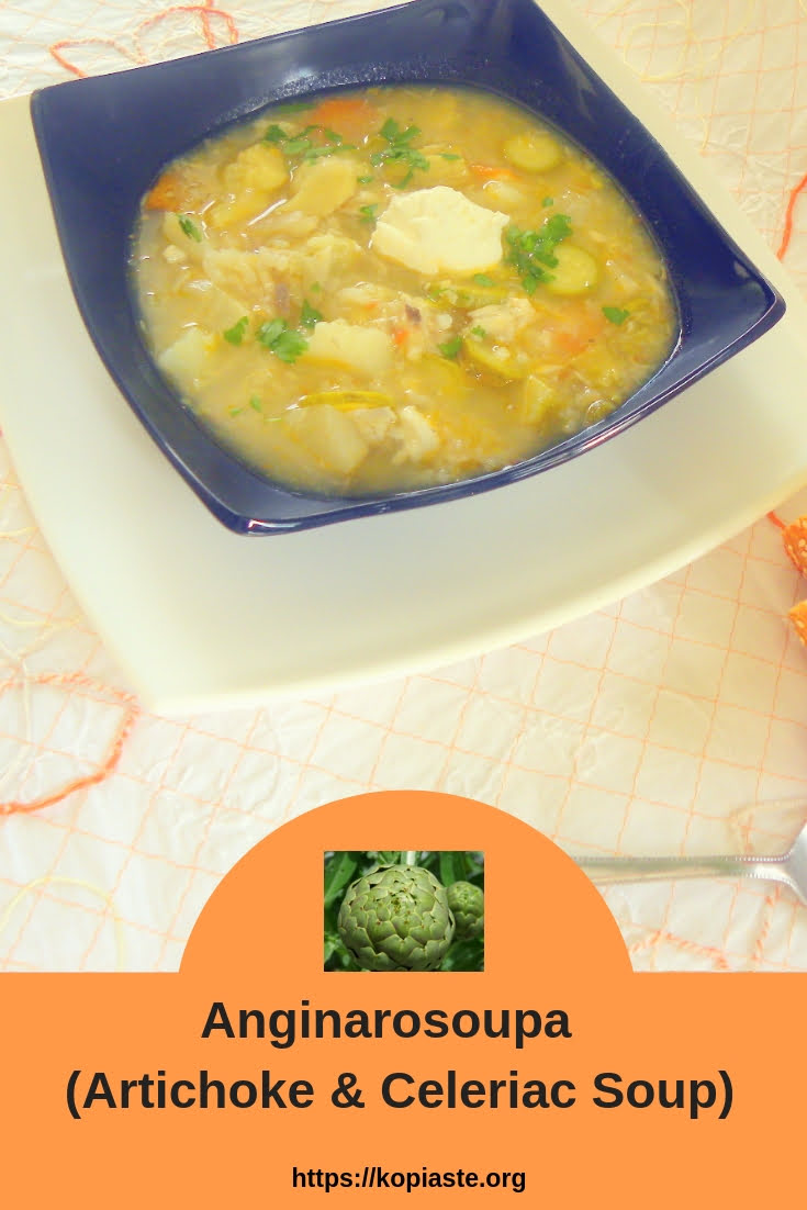 Collage Anginarosoupa Artichoke & Celeriac Soup image