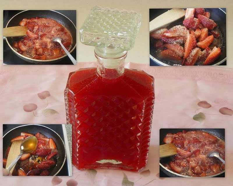 Collage Strawberry coulis image