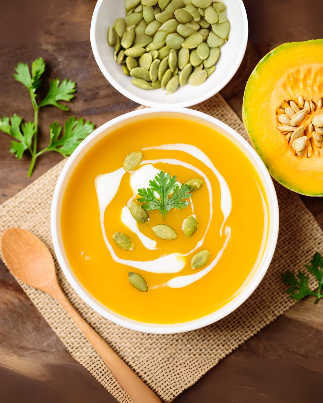 Greek Fava Santorinis with Pumpkin Soup image