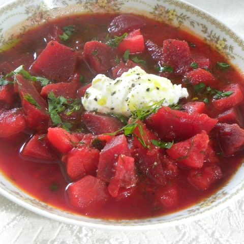 Borscht soup image