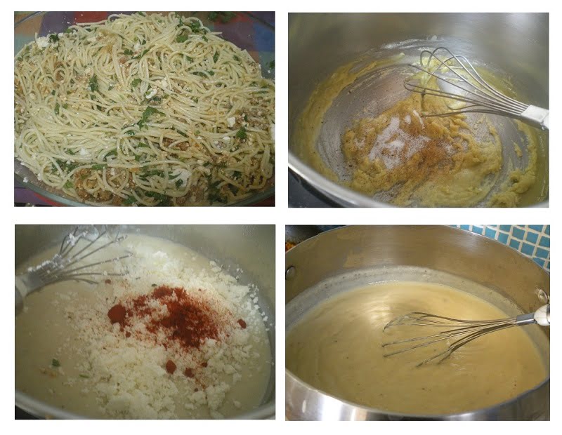 Collage Anthotyro and Paprika Spaghetti image