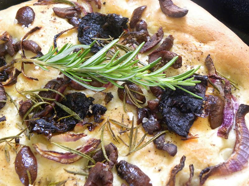 Lagana with olives and rosemary image