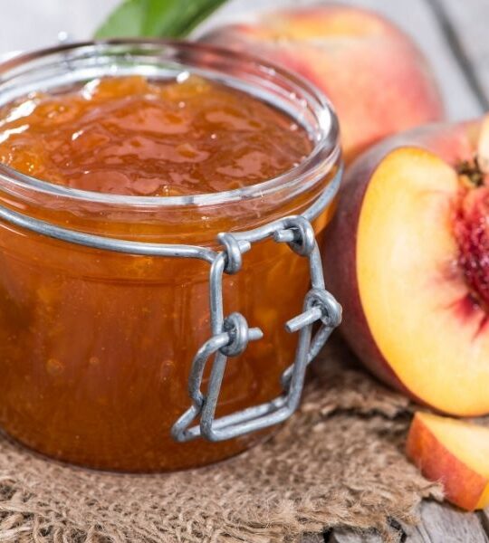Peach and Nectarine Jam (Marmelada Rodakino & Nektarinia)