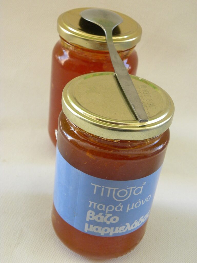 Two jars of jam image