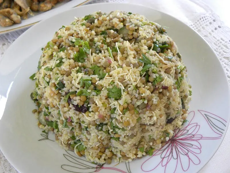 Lentil & Bulgur Salad image