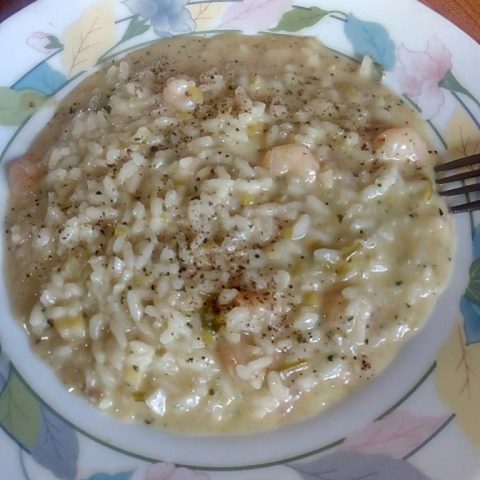 risotto with shrimps image