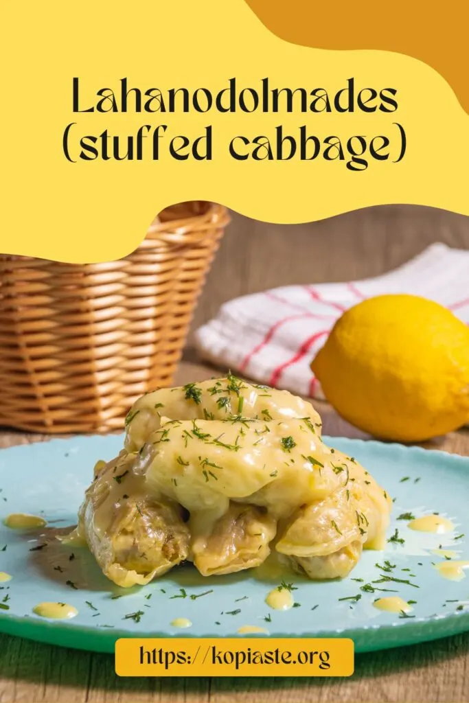 Collage Lahanodolmades (stuffed cabbage) image