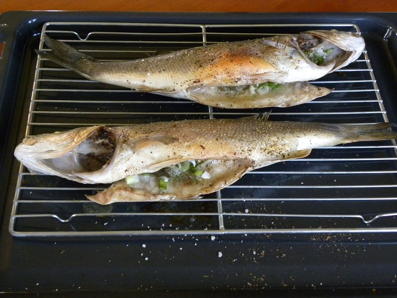 Grilled seabass picture