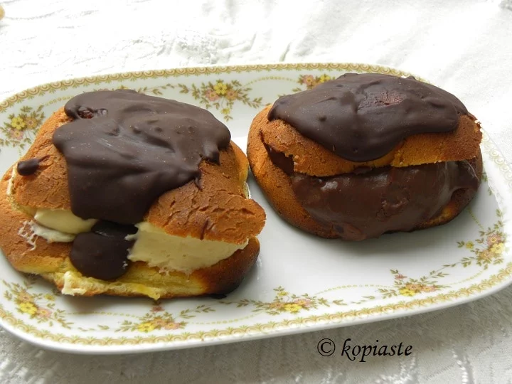 Eclairs with lemon filling image